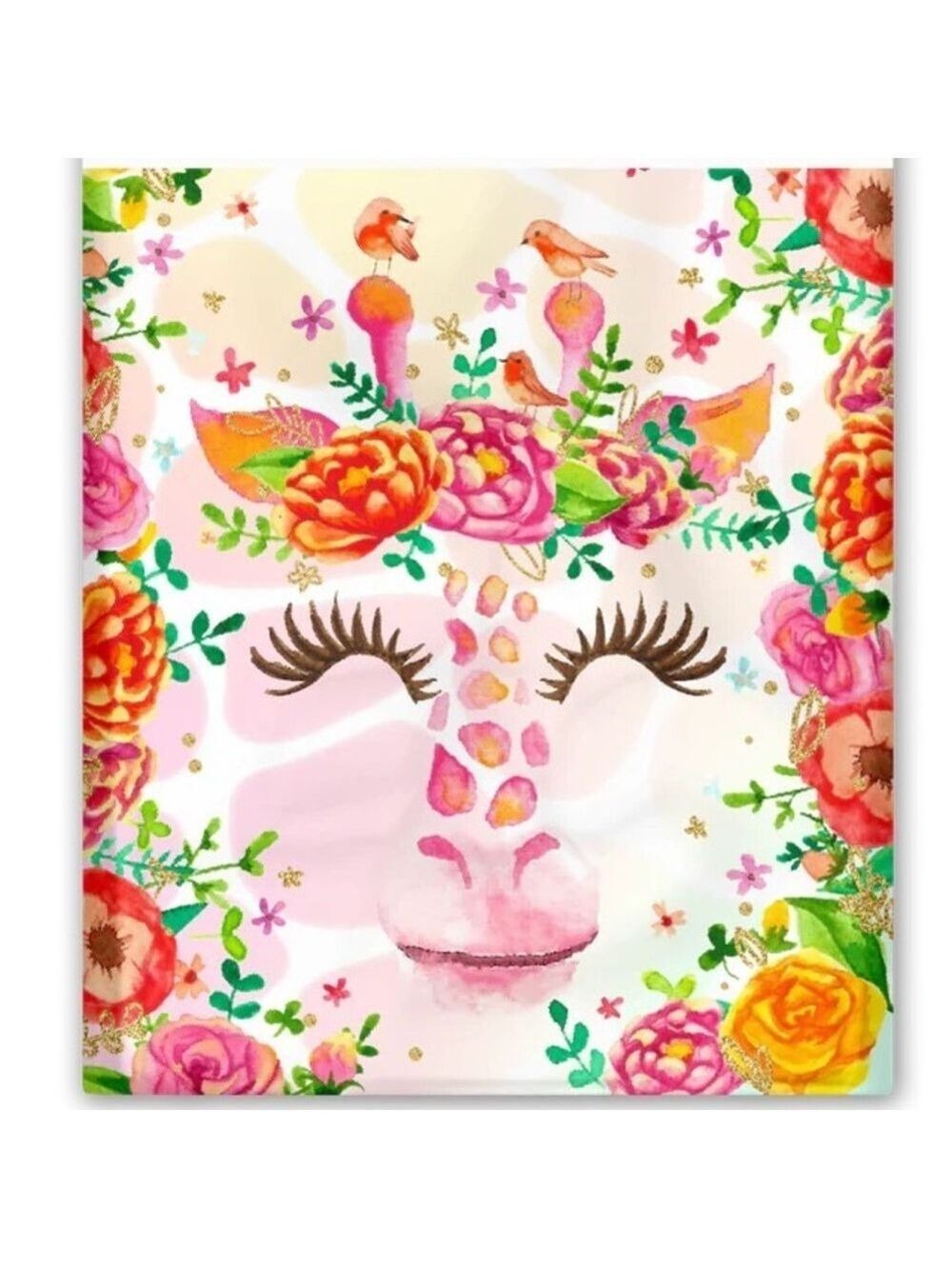 25 10X13 Poly Mailers Cute Floral Giraffe, Shipping Envelopes PRICE IS FIRM - Picture 8 of 8